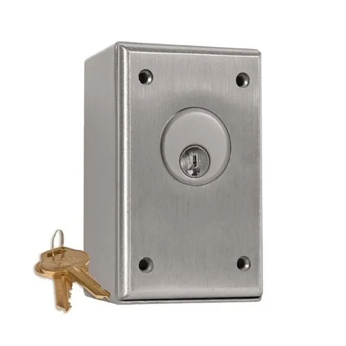 Camden CM-1000-60KA Mortise Cylinder 1/8 inch, Solid Brass, Chrome Finish, Keyed Alike