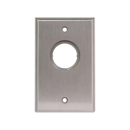 Camden CM-1105-7012 Key Switch, SPST Momentary N/C, Red 12V LED Mounted on Faceplate