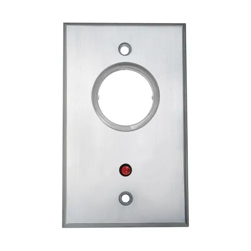 Camden CM-1110-7012 Key Switch, SPST Maintained, Red 12V LED Mounted on Faceplate