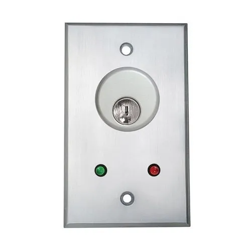 Camden CM-1130-7224-60KA Key Switch, Single Pole Double Throw, Normally Open and Normally Closed Main Switch, Maintained