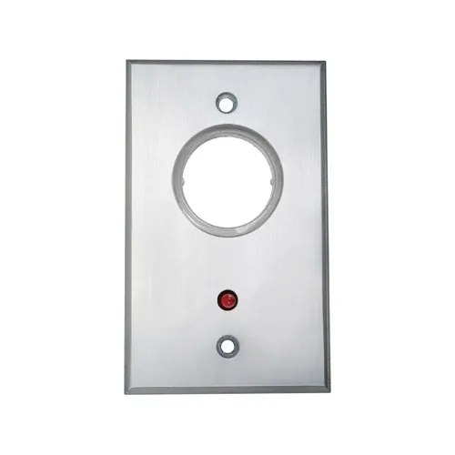 Camden CM-1190-7012 Key Switch, DPDT Maintained, Red 12V LED Mounted on Faceplate