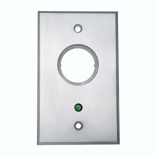 Camden CM-1190-7112 Key Switch, DPDT Maintained, Green 12V LED Mounted on Faceplate
