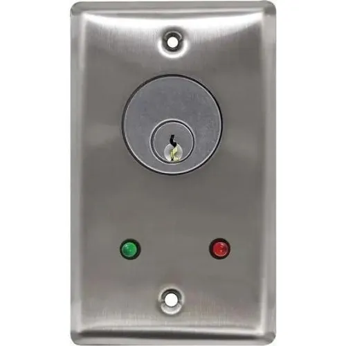 Camden CM-1230-7224-60KA KEY Software Flush Stainless Steel Flat Panel LED Cylinder
