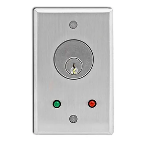 Camden CM-1250-7212 Key Switch, 2 SPDT Momentary