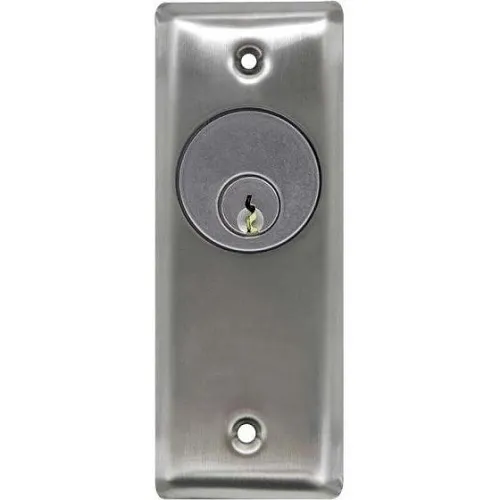 Camden CM-1270-60KD Stainless Steel Key Switch, Speed Control, Single Gang