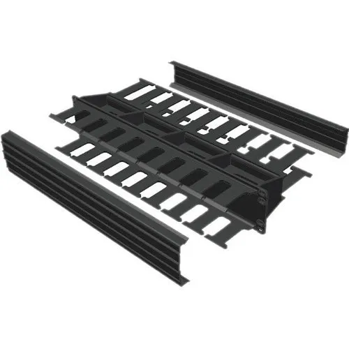 Great Lakes CM-15 Double-Sided Cable Organizer with Plastic Fingers and Covers