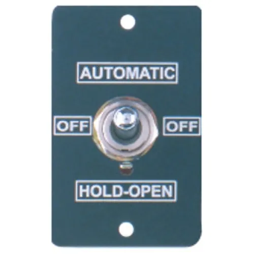 Camden CM-190/31 Mini Aluminum Faceplate, Position Switch, 'On', 'Off' and 'Hold Open'