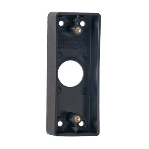 Camden CM-23 Surface Box, Standard Depth, Flame and Impact Resistant Black Polymer (ABS)