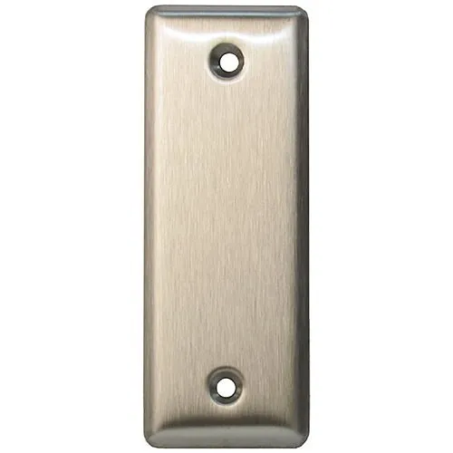 Camden CM-23CP Narrow Jamb Steel Cover Plate, Stainless Steel
