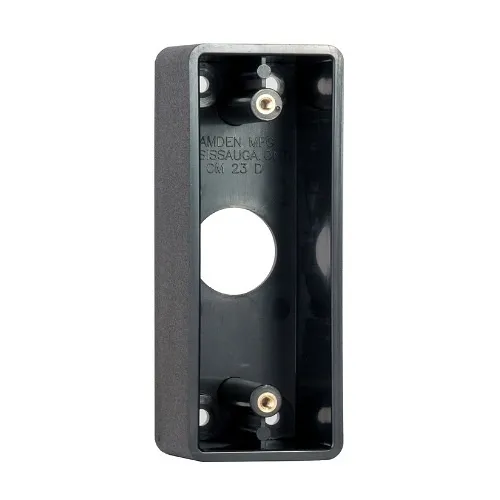 Camden CM-23D Surface Box, Extra Deep for Wireless, Flame and Impact Resistant Black Polymer (ABS)