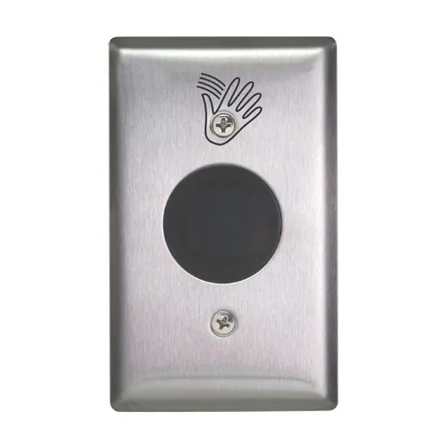Camden CM-324/40S SureWave CM-324 Series 1-Relay Single Gang Touchless Switch, 1-30" Range, Stainless Steel