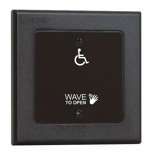 Camden CM-324/42W Touchless Switch with Hand Icon, Wave to Open and Wheelchair Logo