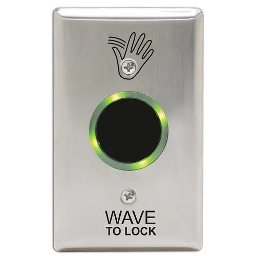 Camden CM-331/43S-SGLR 1-Relay Touchless Switch, Single Gang, Light Ring, Stainless Steel