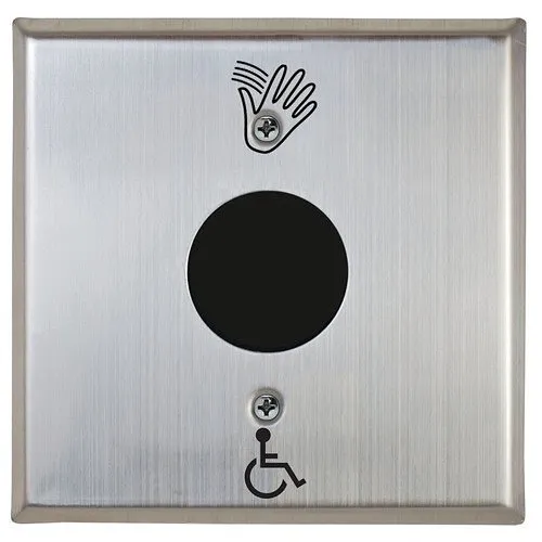 Camden CM-331/44SW Wired Touchless Switch with Built-In Door Control, 1 Relay,	Hand Icon and Wheelchair Symbol,