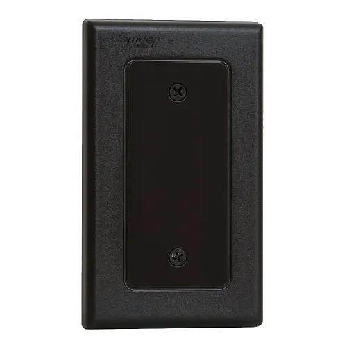 Camden CM-333 ValueWave Powered Touchless Switch, 12/24VAC/DC, 1 or 2 Relays, Single Gang, Stainless Steel Faceplate with Light Ring, Wave to Exit Graphics