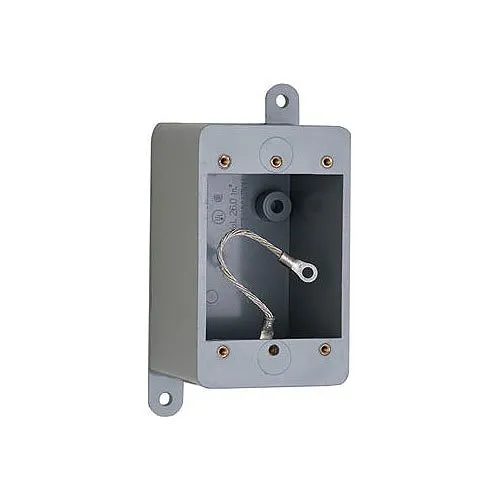 Camden CM-34D Single Gang Mounting Surface Box, Extra Deep