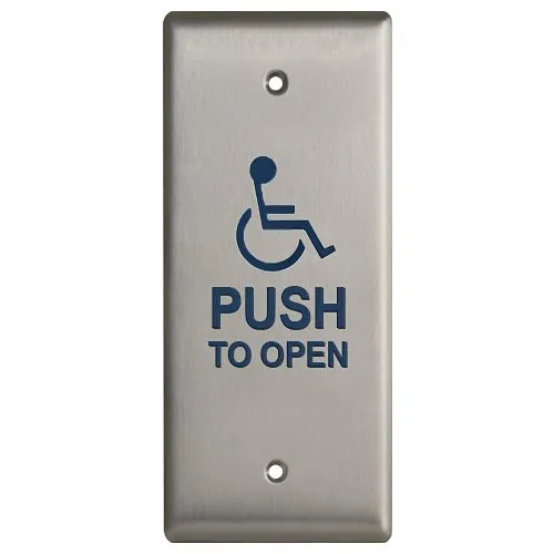 Camden CM-35N/4 Single Gang Flush Plate, 4-1/2" x 2", White