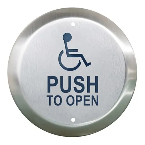 Camden CM-40/4-WT CM-40 4-1/2" Round Push Plate, Water Tight Switch