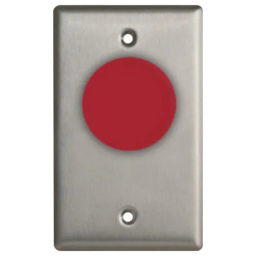 Camden CM-410R Single Gang Red Button, Normally Closed Contacts