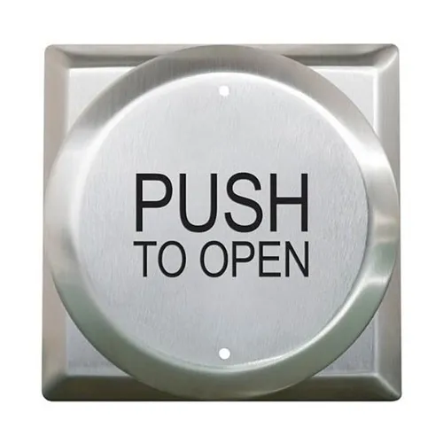 Camden CM-41/3 4-1/2" Round with Square Back Plate, Push Plate Switch