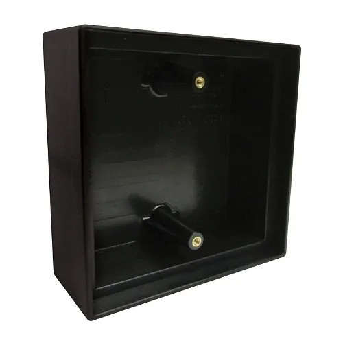 Camden CM-43CBL Surface Mounting Box, Black Flame/Impact Resistant Polymer, in. 5 in. 2 in.