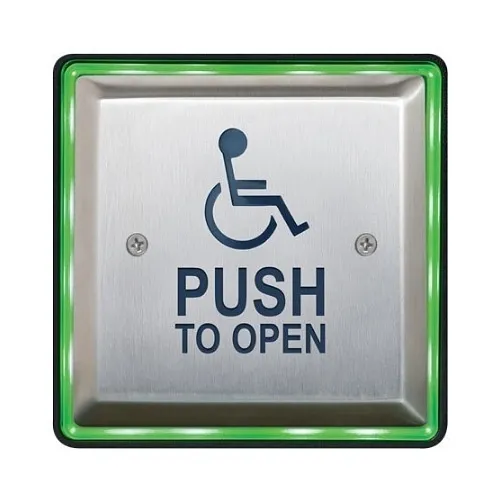 Camden CM-46/454 Square Power Pack Wall Sander Illuminated, Surface Mount, Red Green