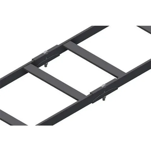 Snake Tray CM 610-BSK Butt-Splice Kit, Includes (4) Splice Plates, (2) 3/8"-16 Trimmed Head Bolts,  (2) 3/8"-16 Hex Nuts and (2) 3/8" Split Lock Washers