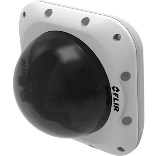 FLIR CM-630B-P1-1 Quasar Series 4K x 2K Mini-Dome IP Camera, IK10, IR, Black