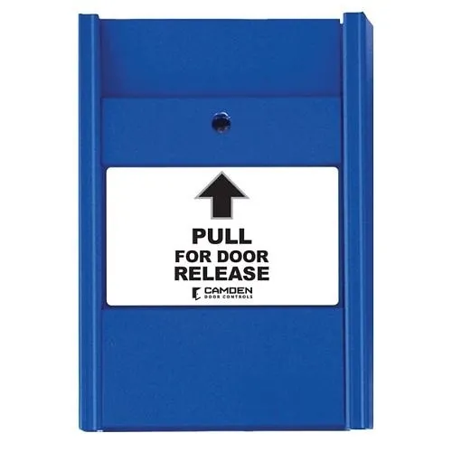 Camden CM-701U UniversalPull Station with Message Labels, Blue (Replaces CM-701, CM-701E, CM-701BE)