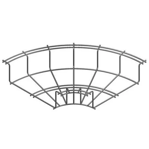 Snake Tray CM 801-2-6-90 Cable Tray and Tie Mount, Megasnake 2" 6" 90 Degree Intersection