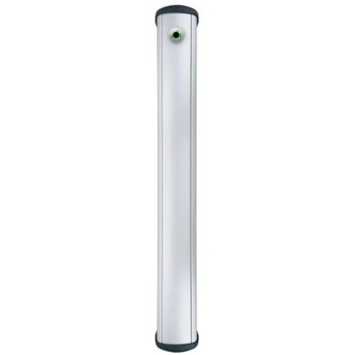 Camden CM-8436VR/1 CM-84 Series Column Side Load Push Plate Switch with Hands-Free Sensor, No Graphic, 36" x 6", Anodized Clear Aluminum