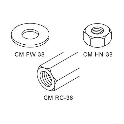 Snake Tray CM FW-38 3/8" Falt Flat Washer