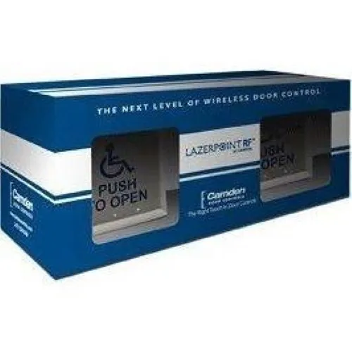 Camden CM-RFL254B SureWave Series Touchless Switch with Lazerpoint RF Wireless, 1-Relay, Black