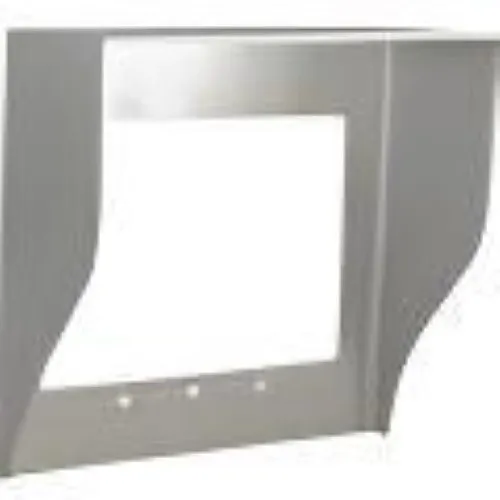 Camden CM-RH-DG Double Gang Rain Hood for Flush Mount Switches,  Stainless Steel