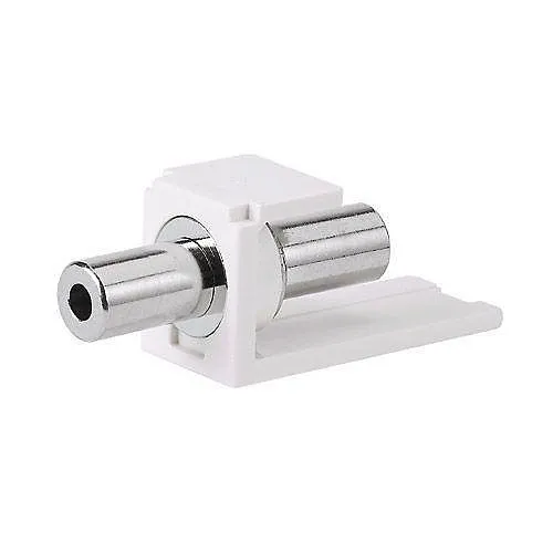 Panduit CM35MSCBLY Stereo Coupler, 3.5mm, Black