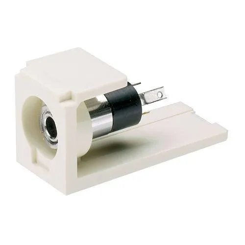 Panduit CM35MSSEI Pan-Net Mini-Com Stereo Connector Module, 3.5mm Solder-Type, Electric Ivory