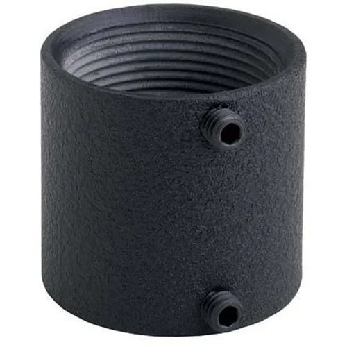 Chief CMA270 Threaded Pipe Coupler, Connects Extension Columns for Extended Length, 2.1"H 2.2"W 2.2"D for Mounting Projector, Black