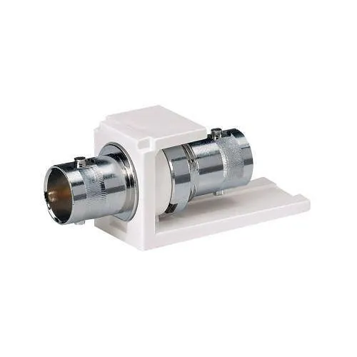 Panduit CMBA75WHY Adapter, BNC 75 Ohm, Module BA Base, White