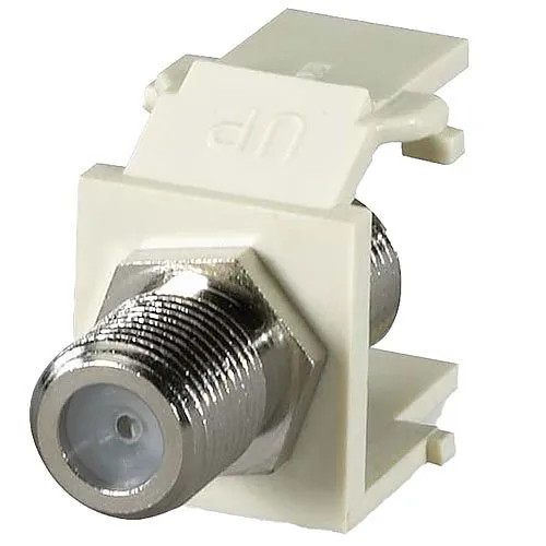 Signamax CMK-F-DI F-Type Keystone Connector Module, GHz, Dark Ivory