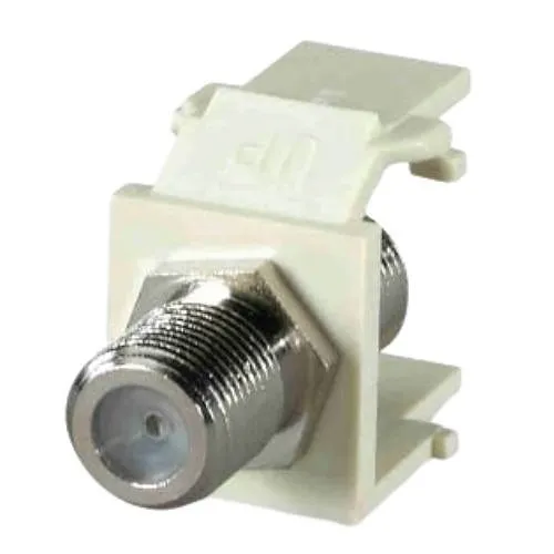 Signamax CMK-F3-IV F-Type Connector Module, Ivory