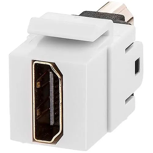 Signamax CMK-HDMI-WH HDMI Feed-Thru Keystone Connector Module, White