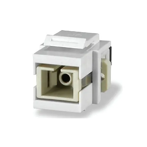 Signamax CMK-ST-WH Fiber Keystone Connector Module, White