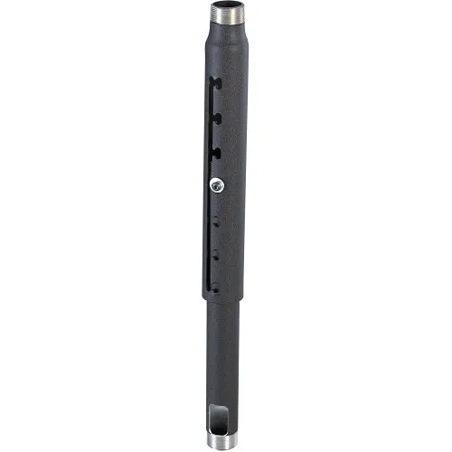 Chief CMS012018 Speed-Connect 12-18" Adjustable Extension Column, 1.5" NPT on Both Ends, TAA Compliant, Black