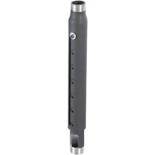 Chief CMS012018 Speed-Connect 12-18" Adjustable Extension Column, 1.5" NPT on Both Ends, TAA Compliant, Black