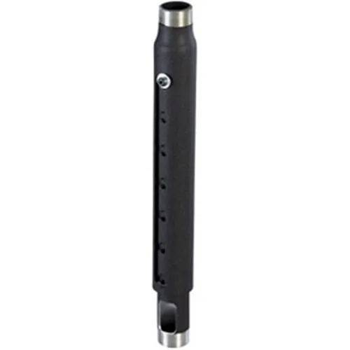 Chief CMS0203 Adjustable Extension Column, 1" Increments, Black, 2-3'