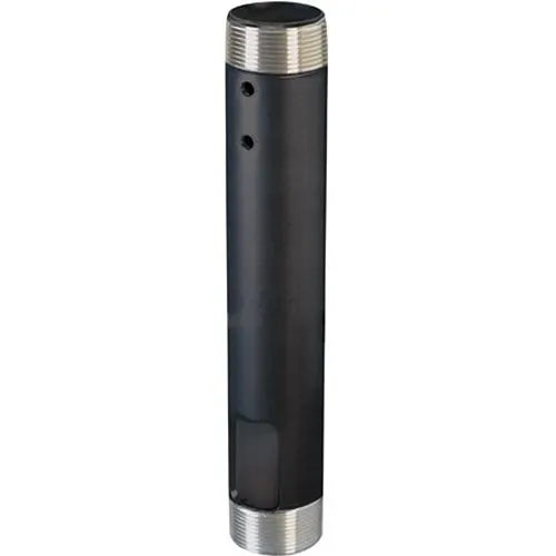 Chief CMS036 Fixed Extension Column, 36" with 1.5" NPT Column on Both Ends, TAA Compliant, Black
