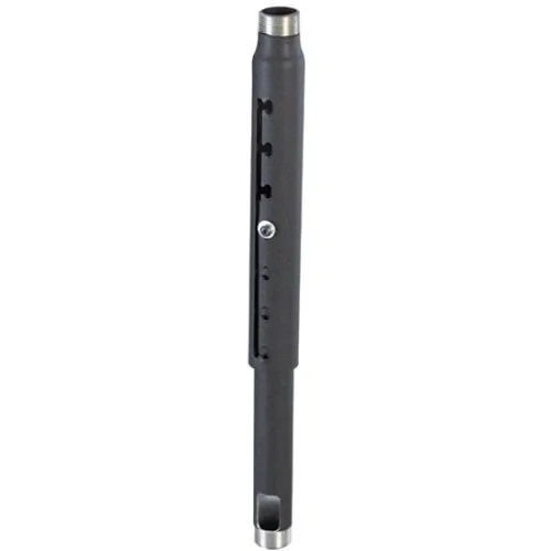 Chief CMS0406 Adjustable Extension Column, 1" Increments, Black, 4-6'