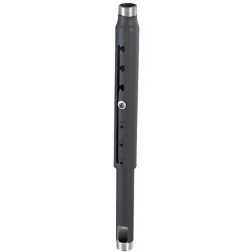 Chief CMS0608 Speed-Connect 6-8' Adjustable Extension Column, 1.5" NPT on Both Ends, TAA Compliant, Black