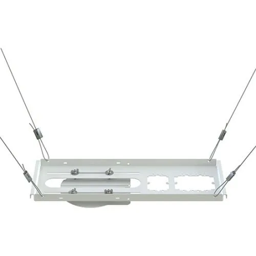 Chief CMS446 8" Vaddio Speed-Connect Suspended Ceiling Camera Plate, WireVice Cable Suspension System, White