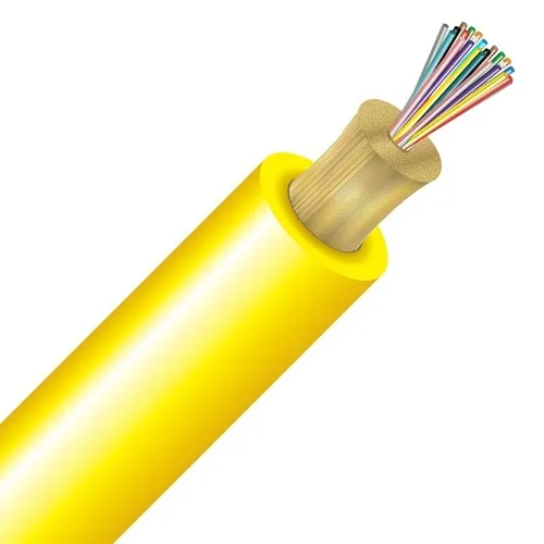 Cleerline 24STD9125SMOS2P SSF Single Tube Micro-Distribution Cable LT, 24 Strand, Plenum I/O, 9/125, G657 A2/B2 OS2, Yellow, Spool, 1000'